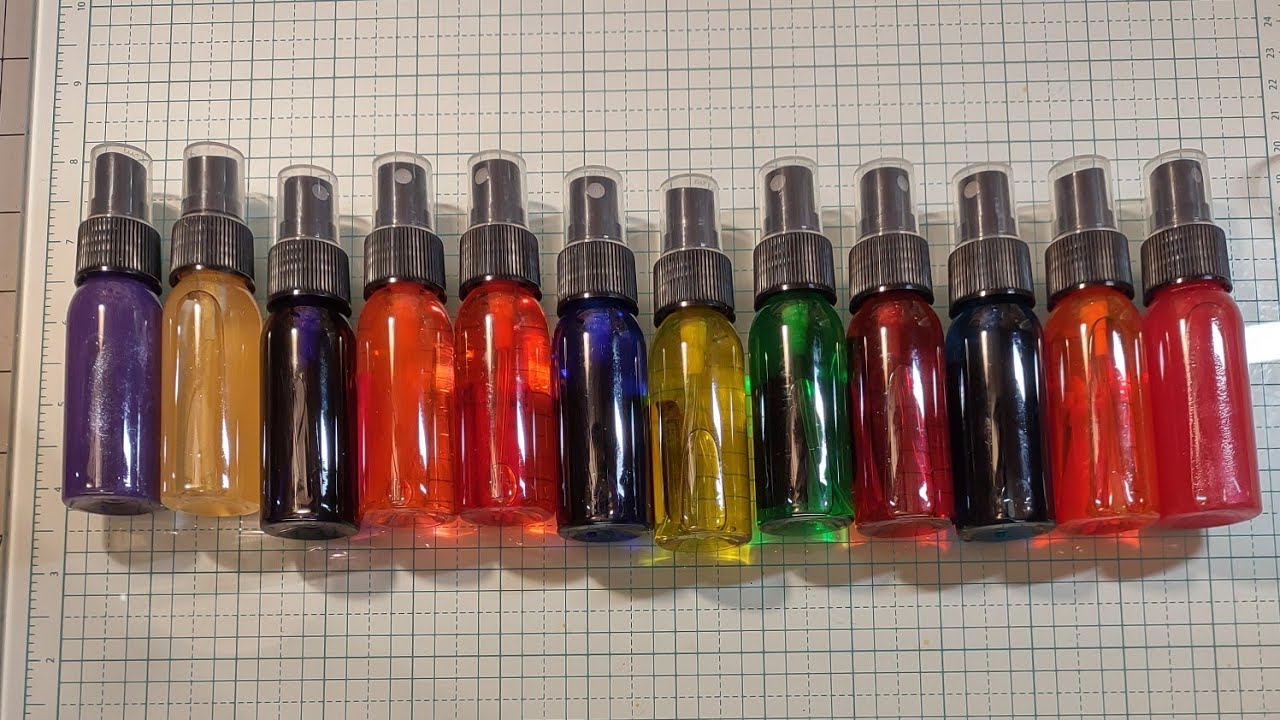 Making Alcohol Inks And Mica Sprays #junkjournal #junkjournalideas #mixedmedia