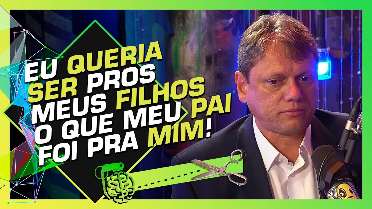 CONVIDADO SE EMOCIONA AO FALAR DO PAI - TARCÍSIO DE FREITAS