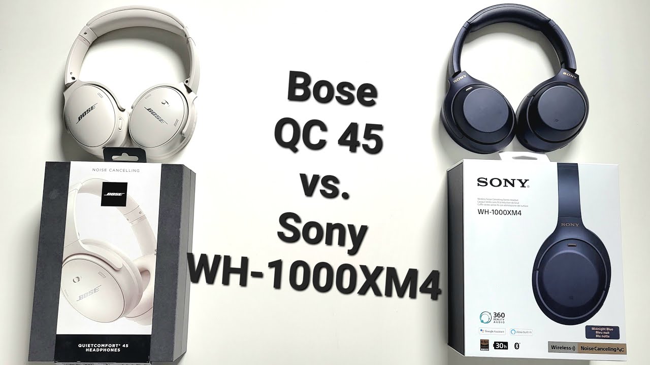 СРАВНЕНИЕ Bose QC 45 и Sony WH-1000XM4