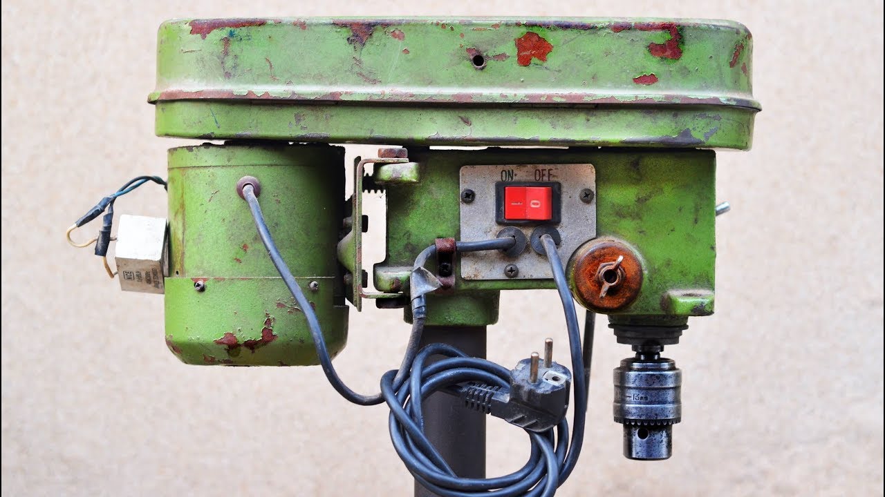 Old Drill Press Restoration #restoration #tools #drill #drillpress