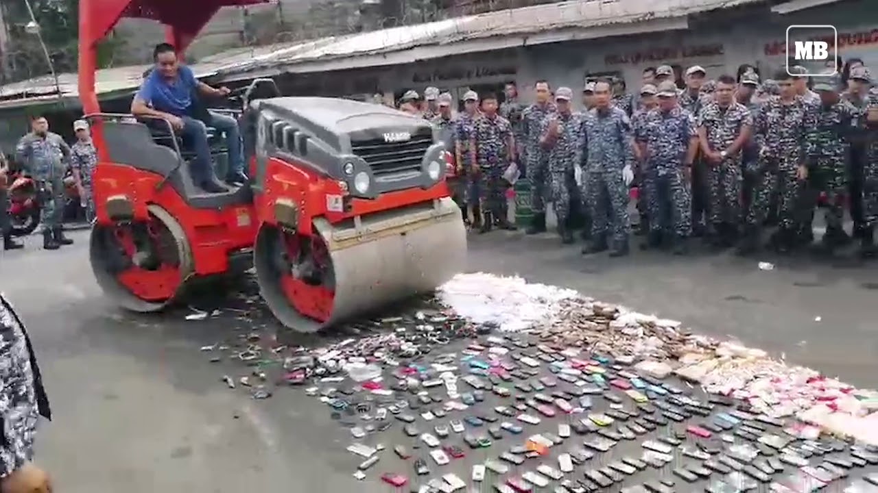 Manila City Jail conducted destruction and disposal of the contrabands