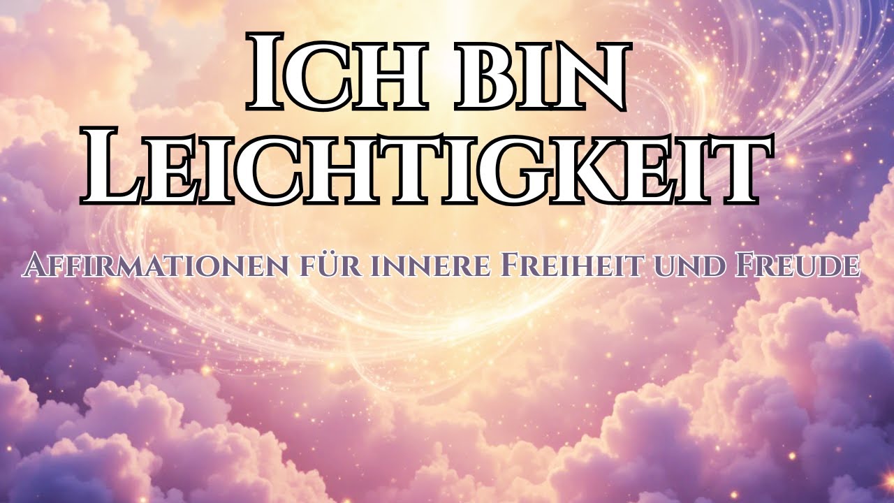 Affirmationen f&uuml;r Leichtigkeit 🌸 Inneren Frieden & Lebensfreude