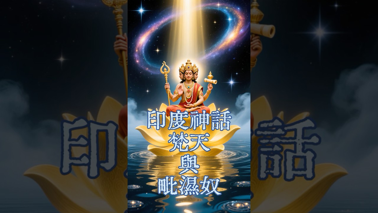 印度神話：梵天與毗濕奴的神聖起源 #印度 #印度神話 #梵天 #毗濕奴