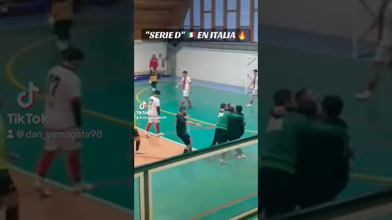 ARGENTINO EN 🇦🇷 SERIE D FUTSAL 🇮🇹 #futsal #futbol #calcioa5 #potrero #calcio
