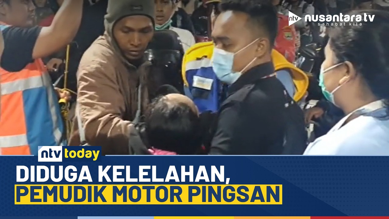 [LIVE] Diduga Kelelahan, Pemudik Pingsan saat Menunggu Antrean Kapal di Ciwandan | NTV TODAY