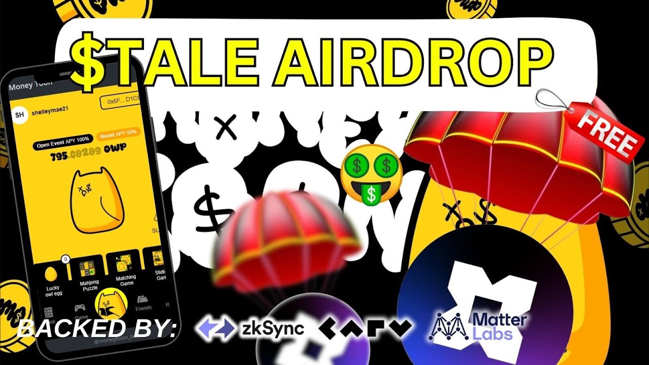 Money Toon FREE P2E Game on Telegram | $Tale Airdrop Guide