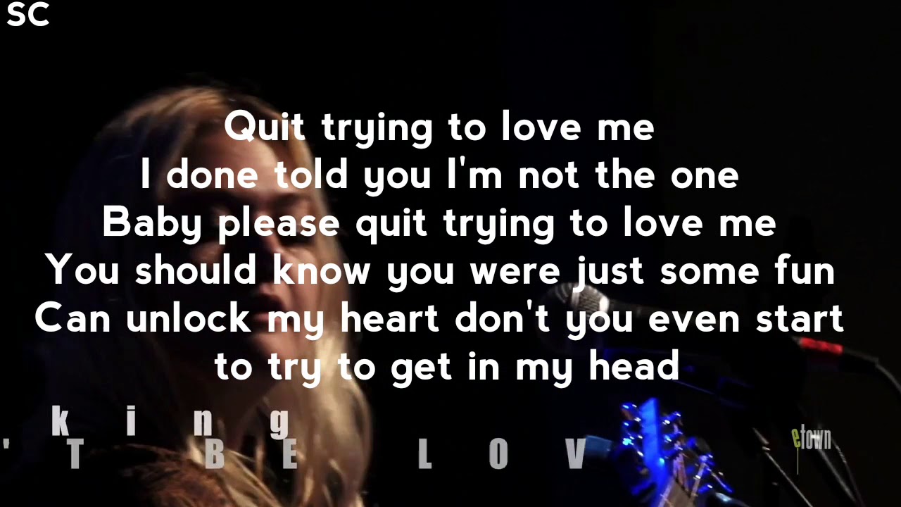 ELLE KING - CAN'T BE LOVED // LYRICS