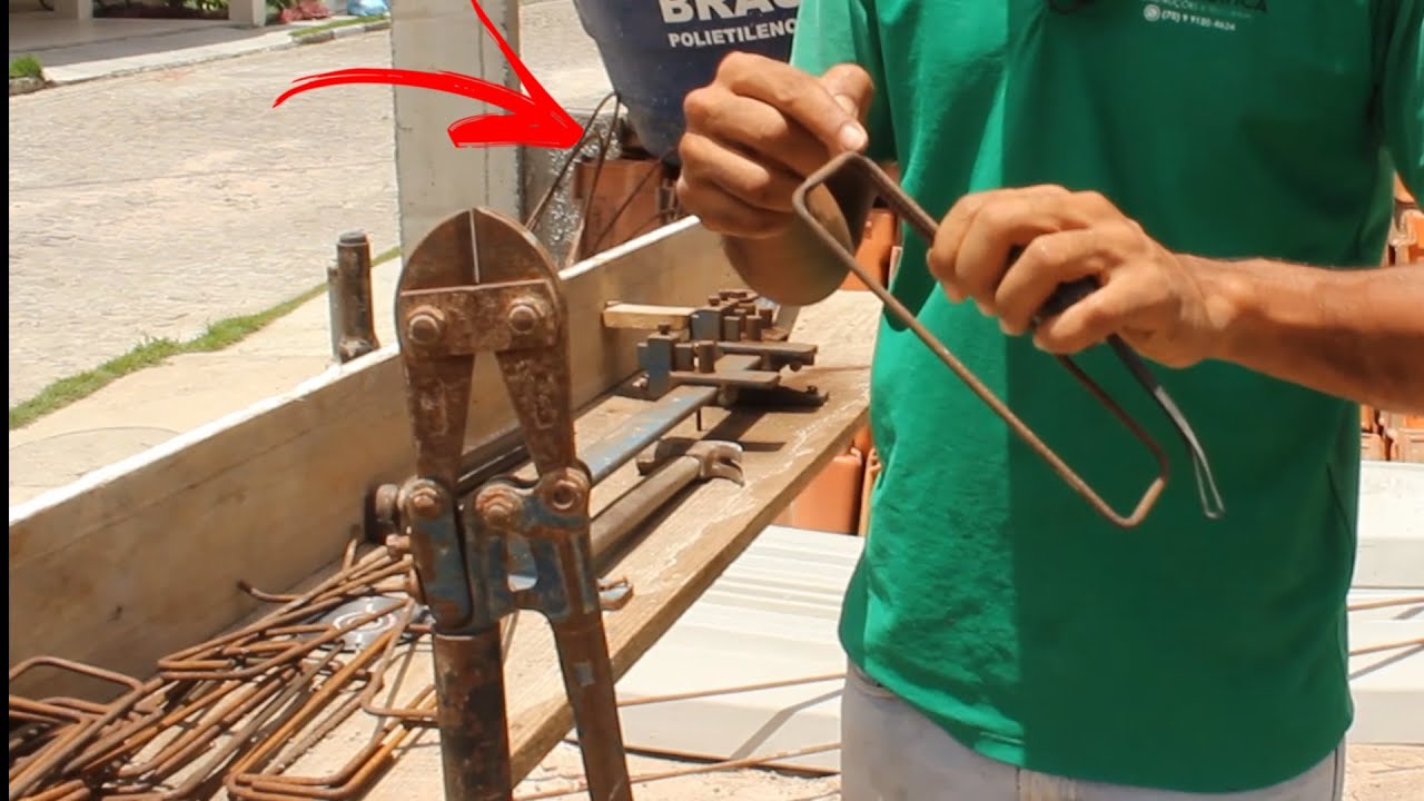Como fazer estribos de uma viga de 30cm de altura