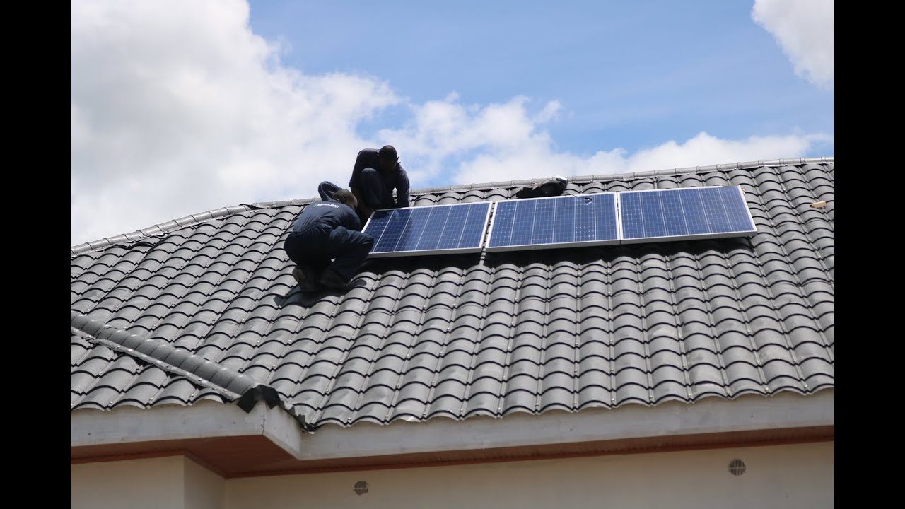 Solar PV Installation On A Residential House - Kisaju