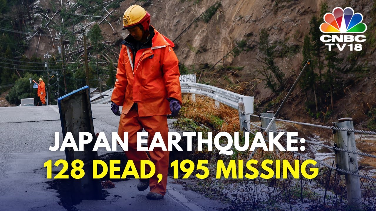 Japan Earthquake: Rain & Snow Hamper Search & Rescue Operation | Noto Quakes | IN18V | CNBC TV18