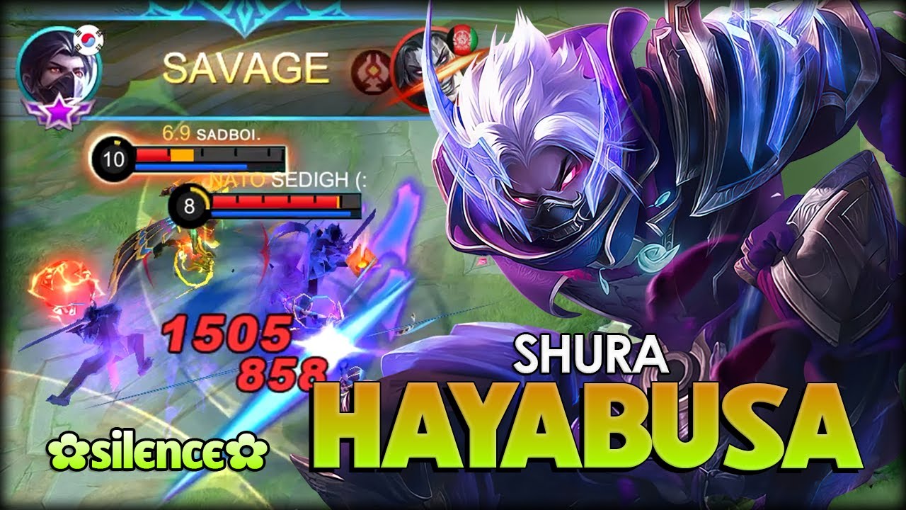 EPIC SAVAGE!!! Shura Hayabusa Amazing Move by ✿ѕílєncє✿ Top Global Hayabusa - Mobile Legends