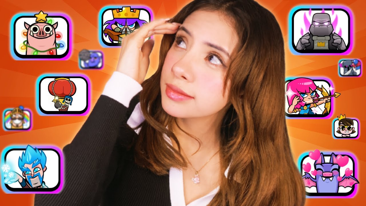 LOS EMOTES ELIGEN MI MAZO en CLASH ROYALE * RETO* - MonyWTF