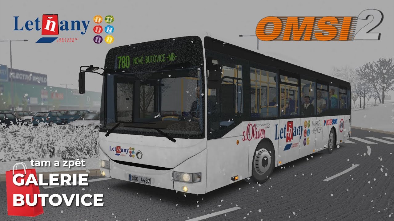 OMSI 2 #101 [CZ] Zimní kalamita v Praze » 780 (GB) | Add-On Irisbus Crossway LE 12M