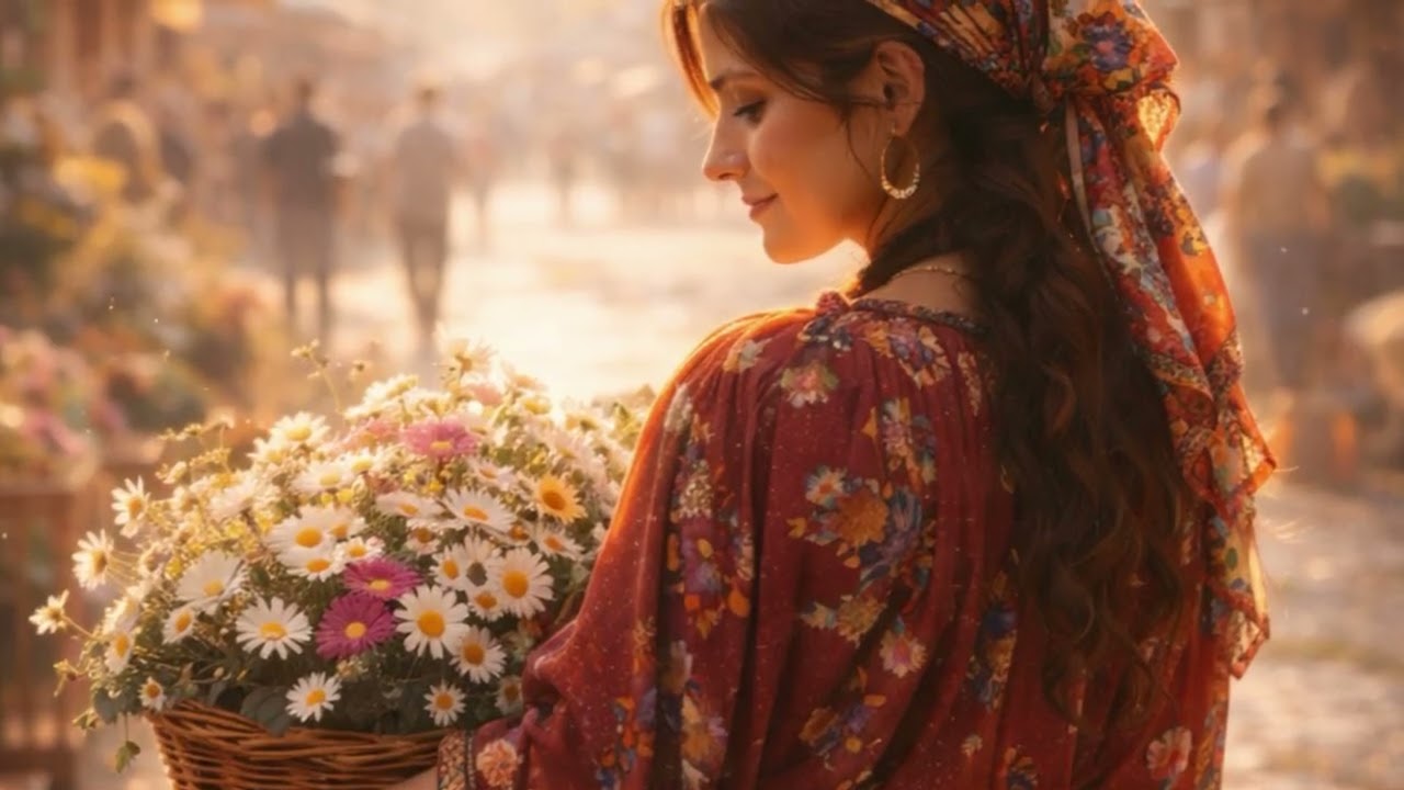 Girl with the flowers ( Romanian original “Fata cu flori”)