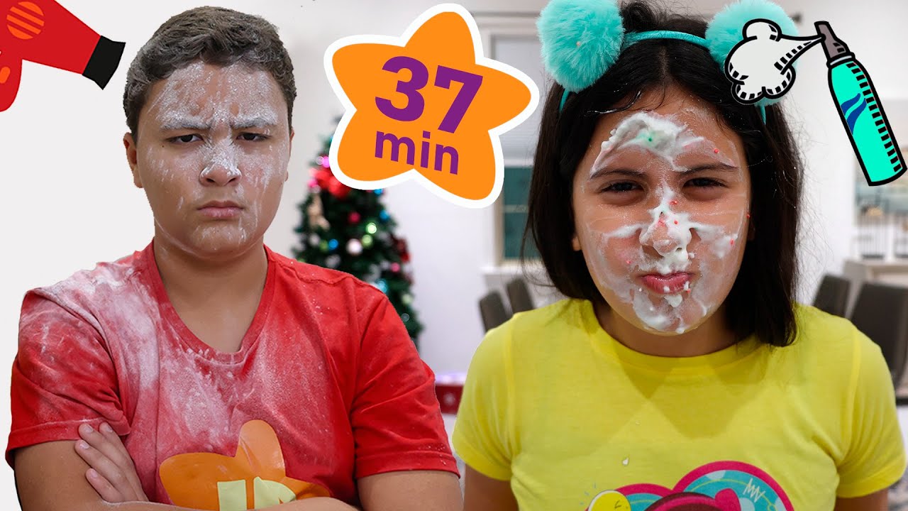 Brincadeiras de irm&atilde;os com Maria Clara e JP - Compilado de hist&oacute;rias engra&ccedil;adas