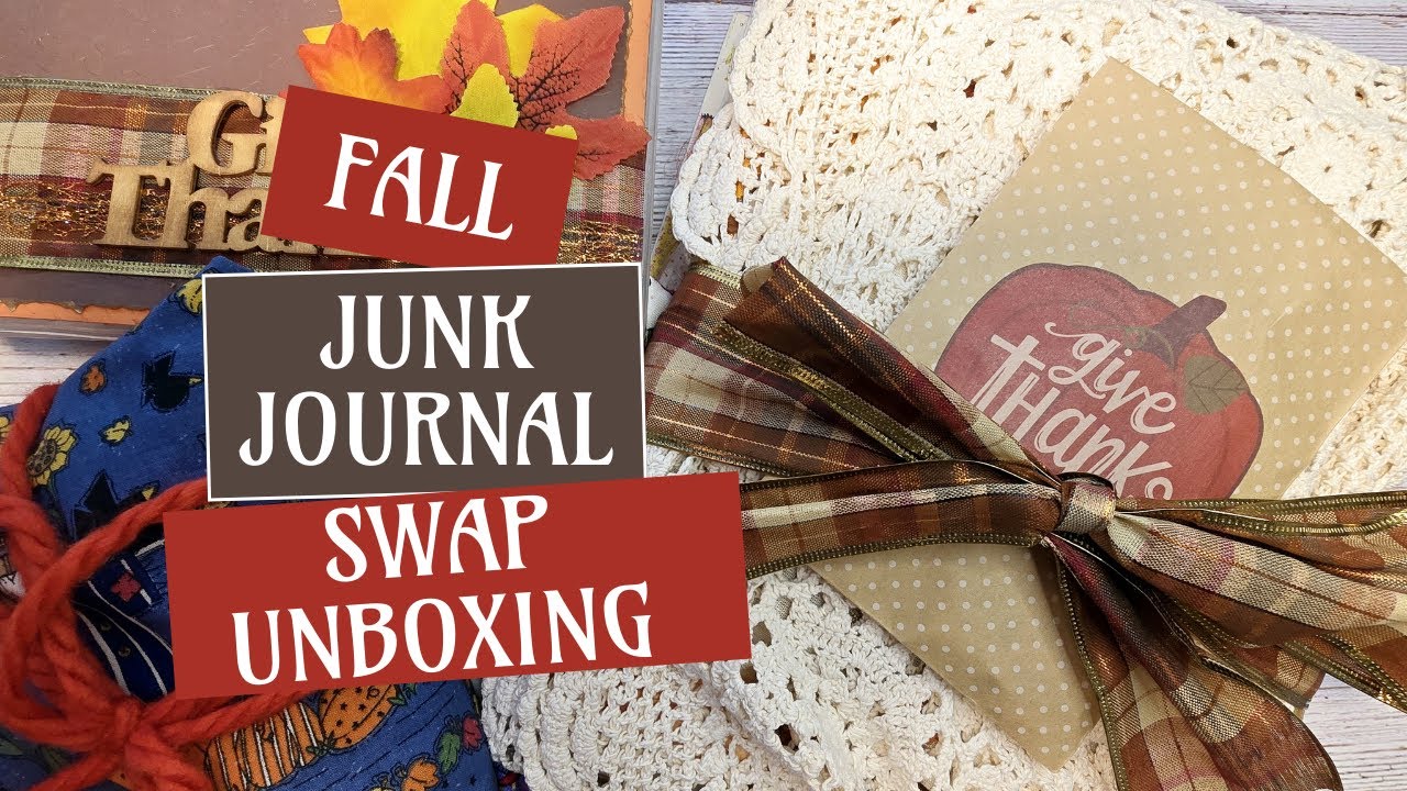 Fall Junk Journal Swap Unboxing with Happy2Plan