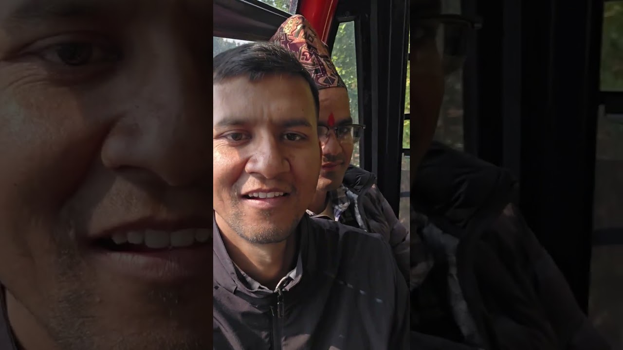 #viral video#foryou Maukali Cable car in Nepal..