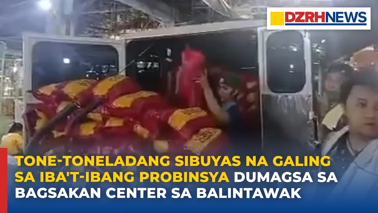 Tone-toneladang sibuyas na galing sa iba't-ibang probinsya dumagsa sa bagsakan center sa Balintawak