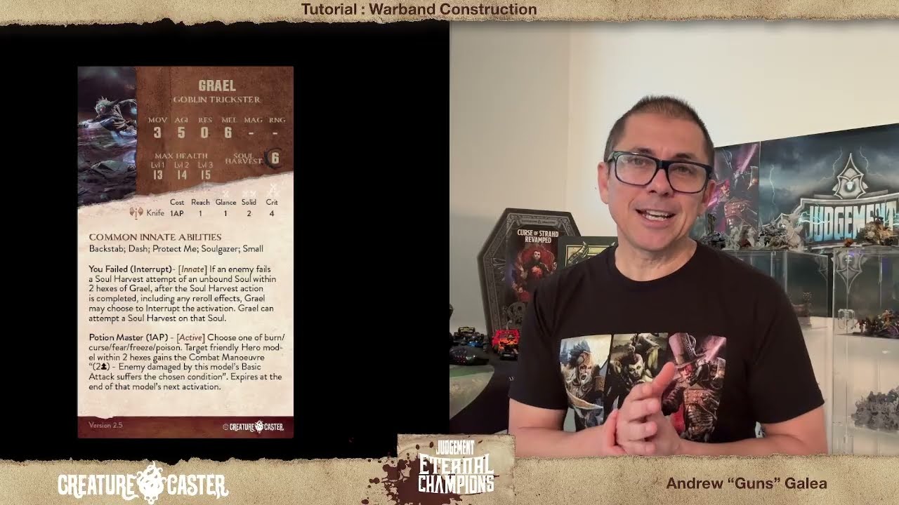 Tutorial: Warband Construction |  Judgement Eternal Champions