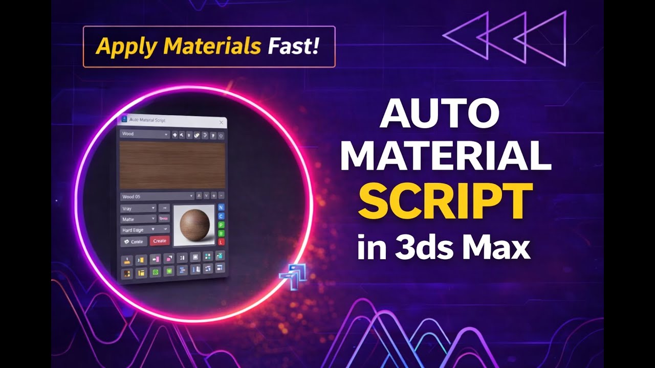 Stop Applying Materials Manually | Auto Material Script in 3ds Max