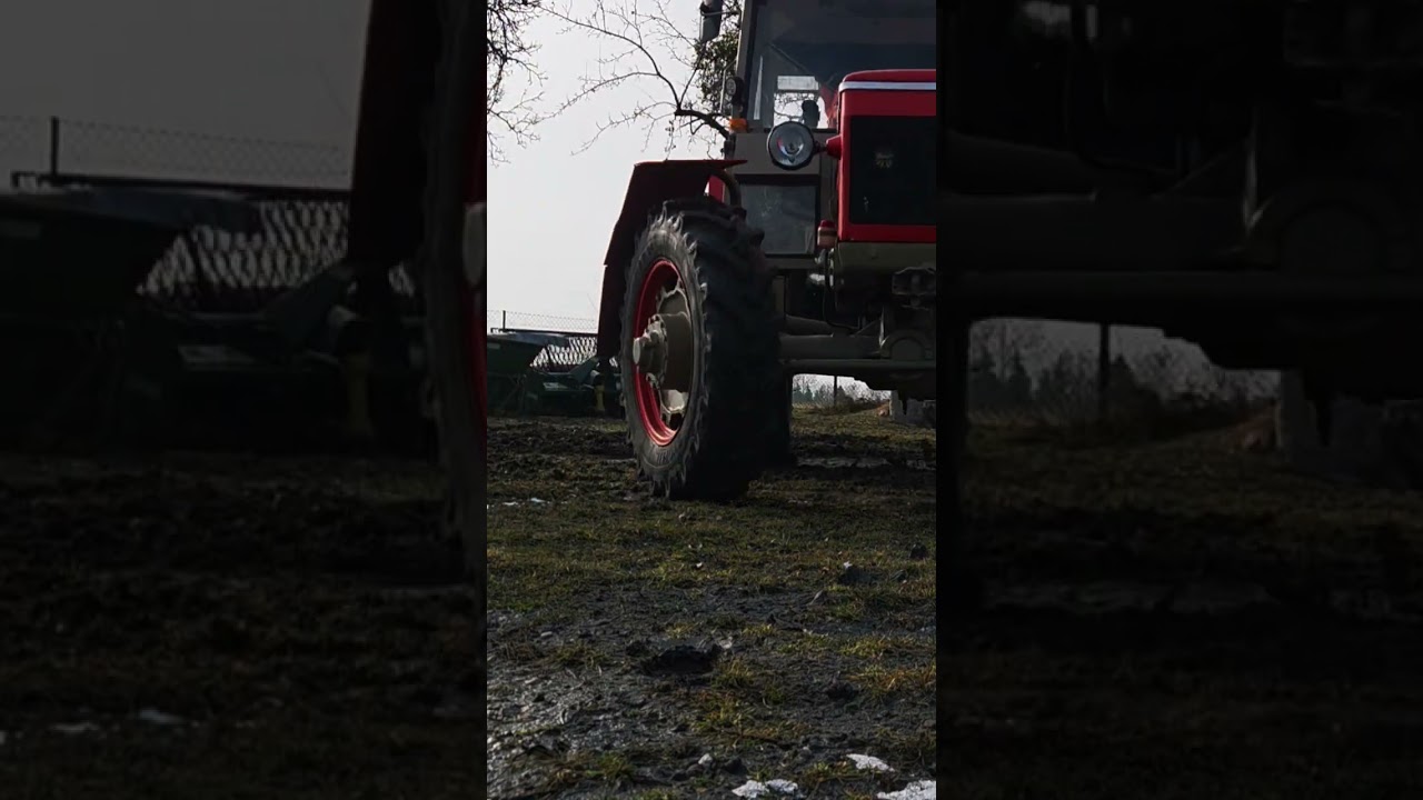 Tak się wjeżdża 😆 Zetor 6945 #agriculture #farming #retro #history #traktor #ursus #zetor