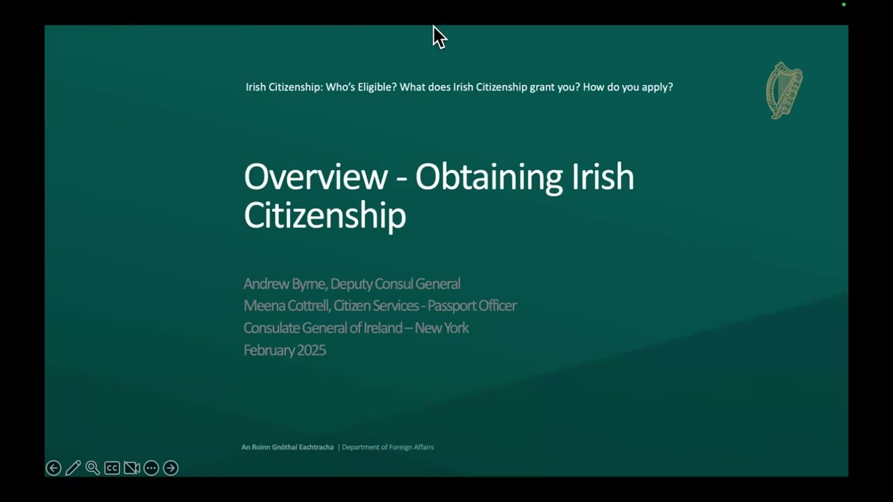 Obtaining Irish Citizenship