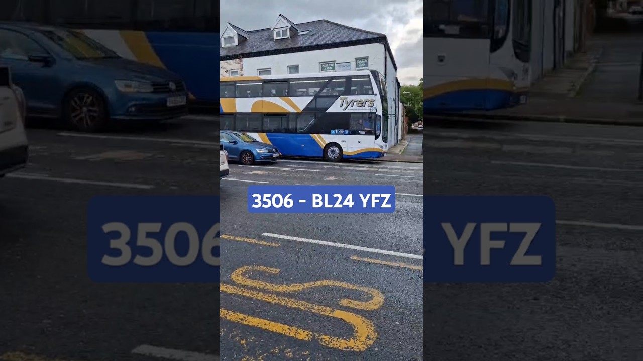 Tyrers Coaches Volvo B8L MCV Evoseti (3506 - BL24 YFZ) on Private Hire! #tyrers #evoseti #volvo #mcv