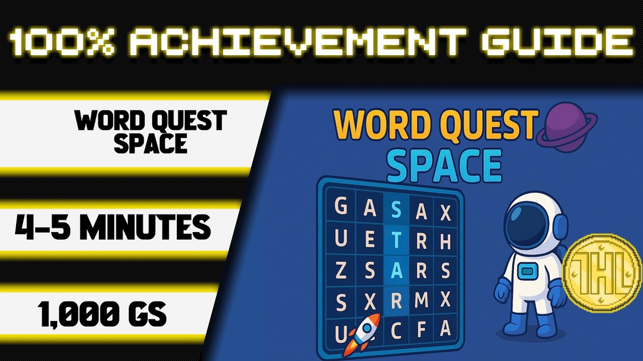 Прохождение игры Word Quest Space на 100% * 1000 GS за 4-5 минут *