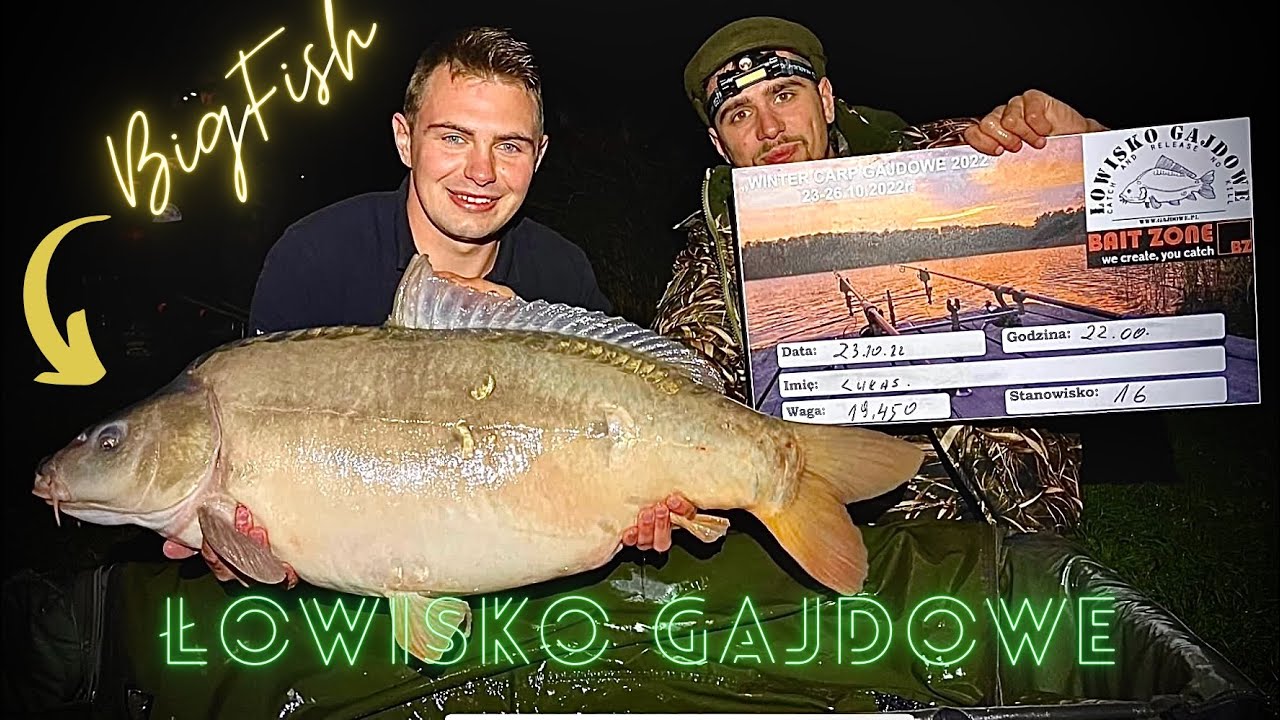 DUŻE KARPIE NA MAŁE KULKI + PVA! Łowisko Gajdowe - Winter Carp 2022 - BIG FISH i 2 miejsce!