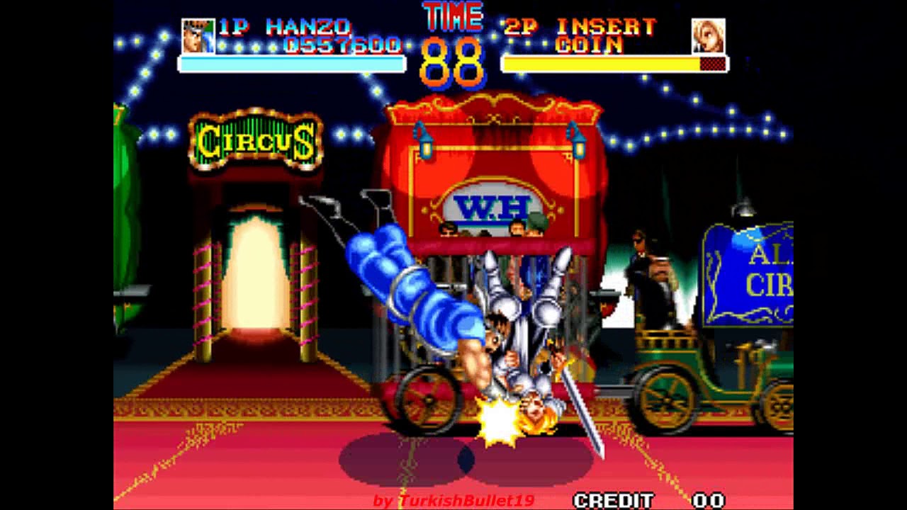 World Heroes (World) (Arcade) - (Longplay - Hanzo | Normal Mode | Level 8 Difficulty)