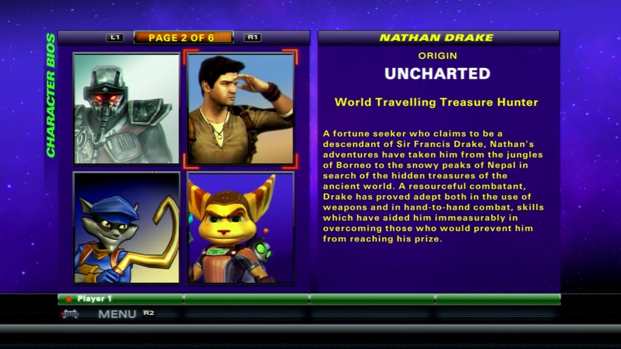 Playstation All-Stars Battle Royale: Character Bios (Remastered In 1080p)