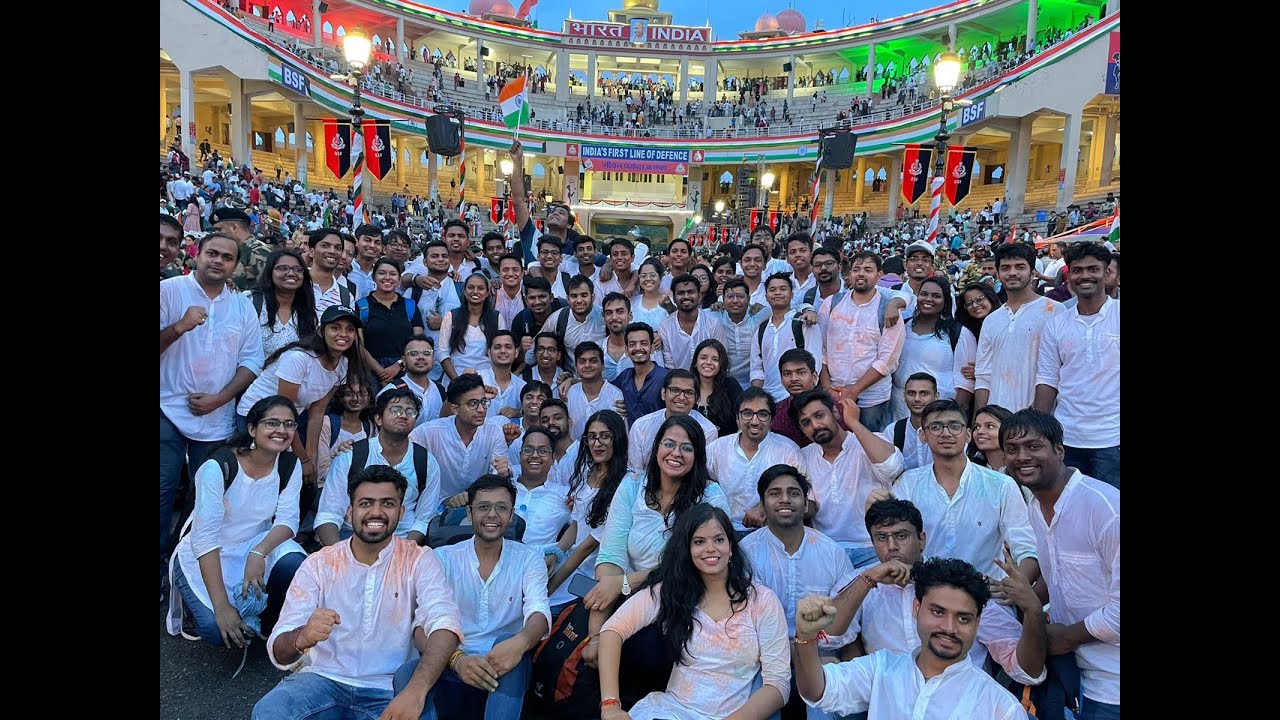 Flashmob at Attari Border | Azadi ka Amrit Mahotsav | 76th Independence Day | IIM Amritsar