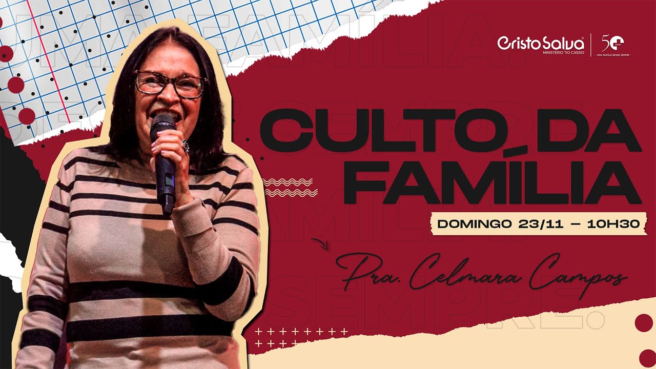 Cristo Salva || Domingo Manh&atilde; | Pra. Celmara Campos - Por que voc&ecirc; duvidou? | 23/11/2025