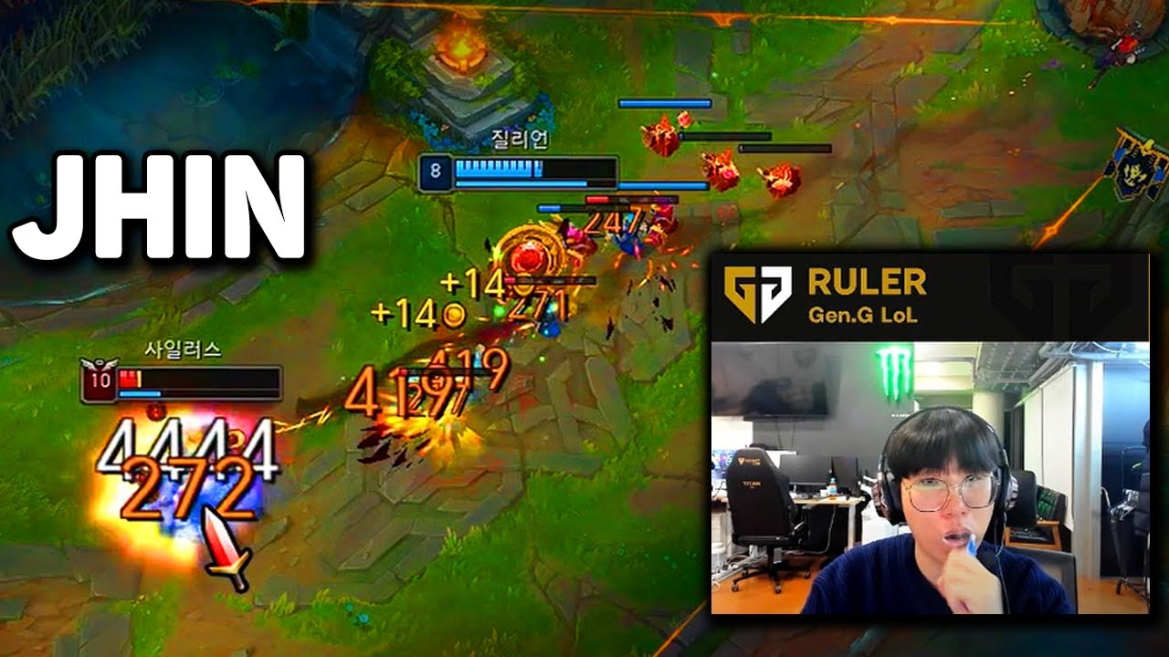 GenG Ruler Stream Jhin vs Challenger Ashe Adc - Engsub