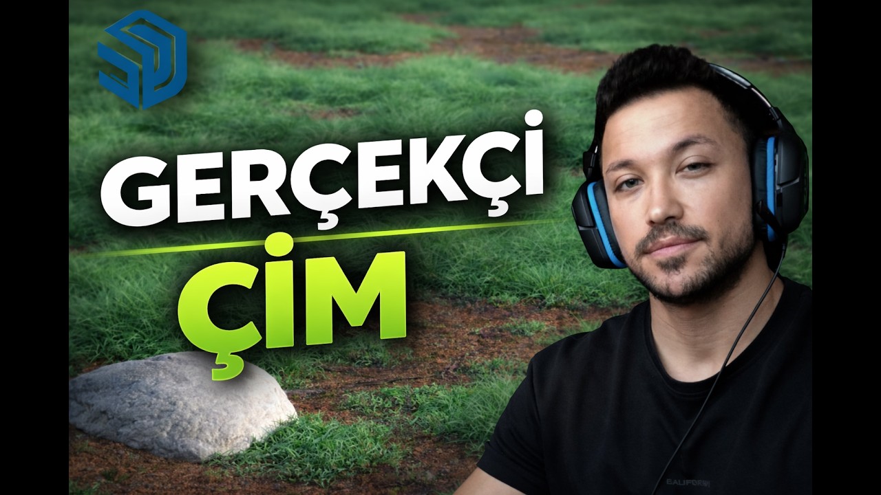 SketchUp’ta Gerçekçi Çim Zemin Nasıl Yapılır? (Fur Tekniği)