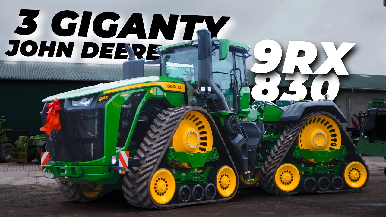 Największy ciągnik rolniczy na świecie John Deere 9RX830