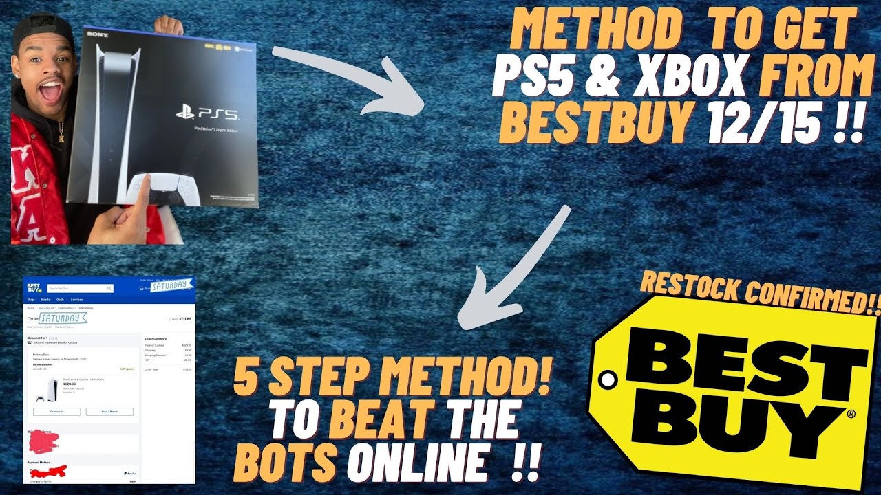 BEST BUY PS5 XBOX  (EASY 5 STEP METHOD !!) Bot Protection!