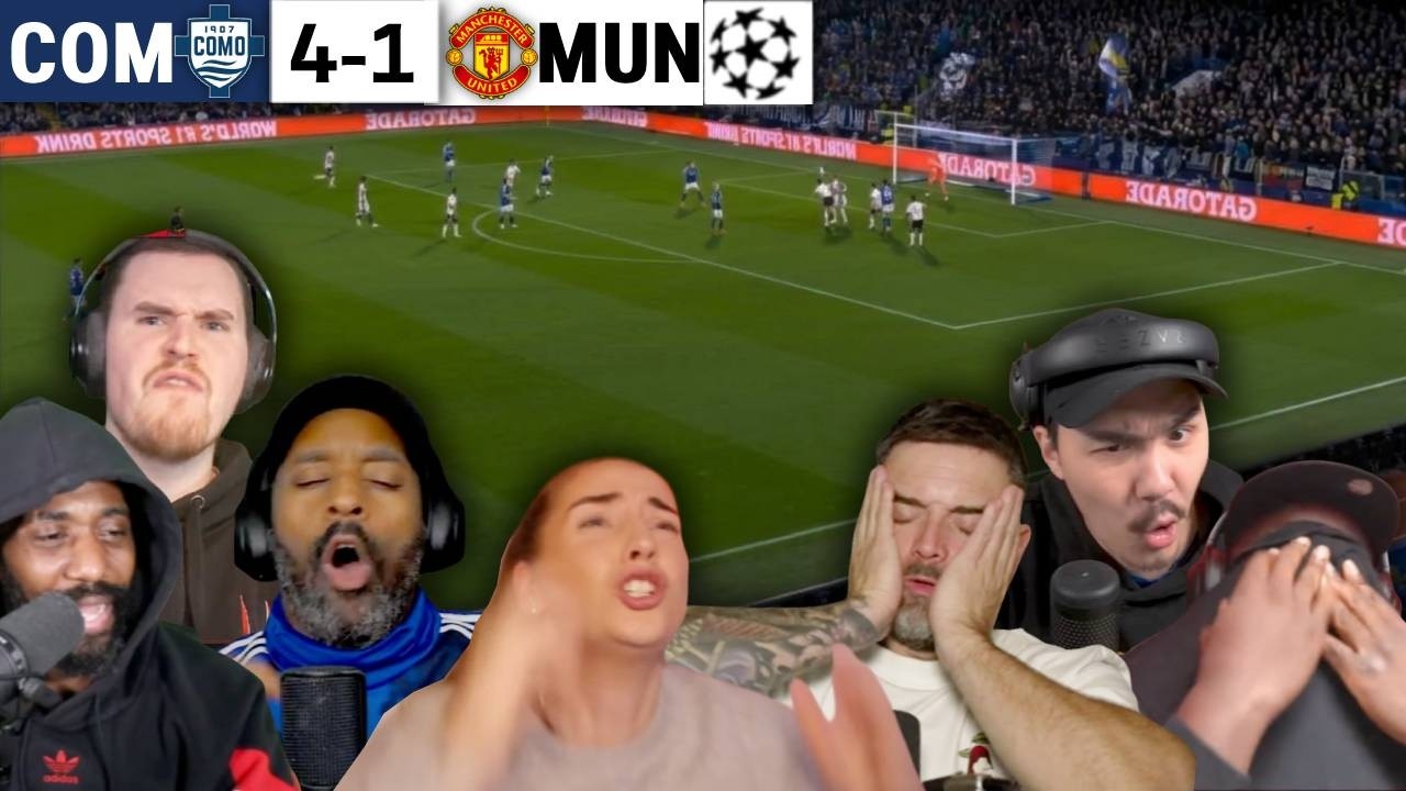 PART 2 | MAN UNITED FANS LOSE IT 😫 COMO BLOW THEM AWAY 4-0 in ITALY! | CHAMPIONS LEAGUE REACTIONS