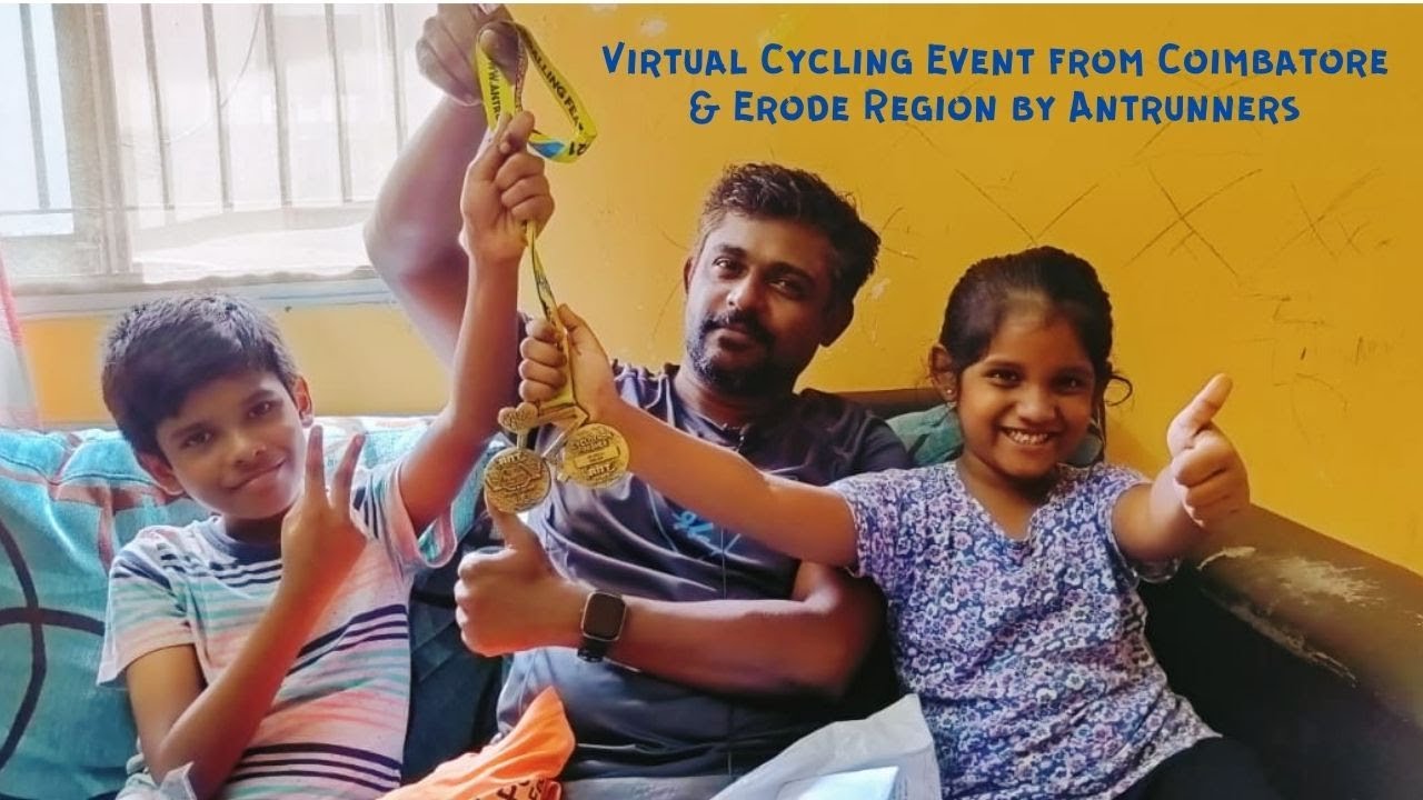 Received medal for a cycling event | virtual cycling events 2021 | cycling medal UNBOXING