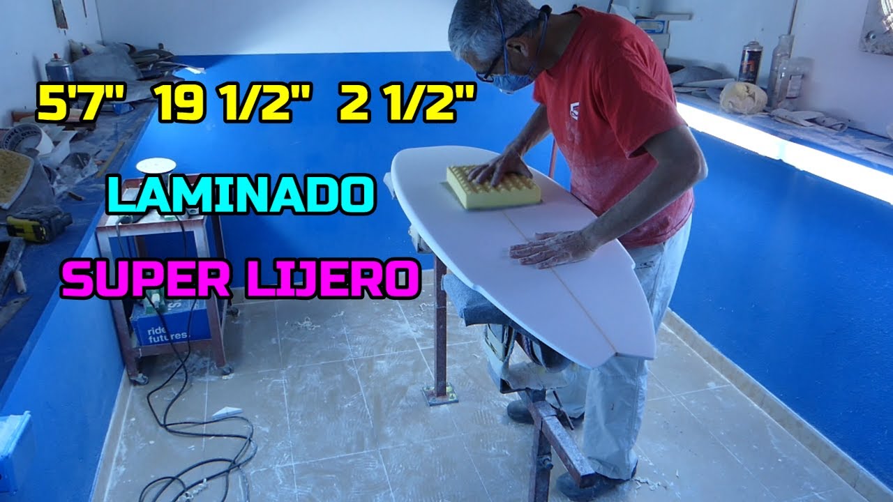 SHAPE 5'7'' 19 1-2'' 2 1-2'' LAMINADO SUPER LIJERO.
