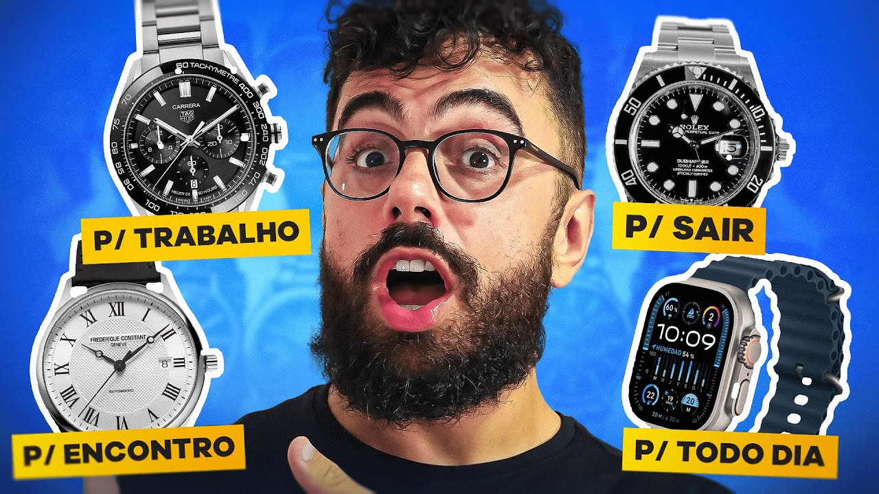 DESCUBRA O MELHOR RELÓGIOS (para cada tipo de ocasião) | RELÓGIO MASCULINO