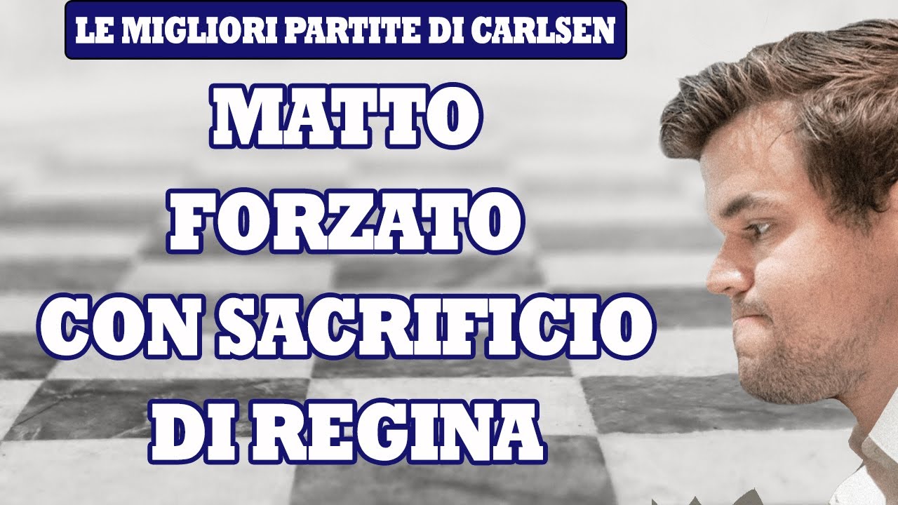 MATTO FORZATO CON SACRIFICIO DI REGINA | DIFESA MODERNA | LE MIGLIORI PARTITE DI SCACCHI DI CARLSEN