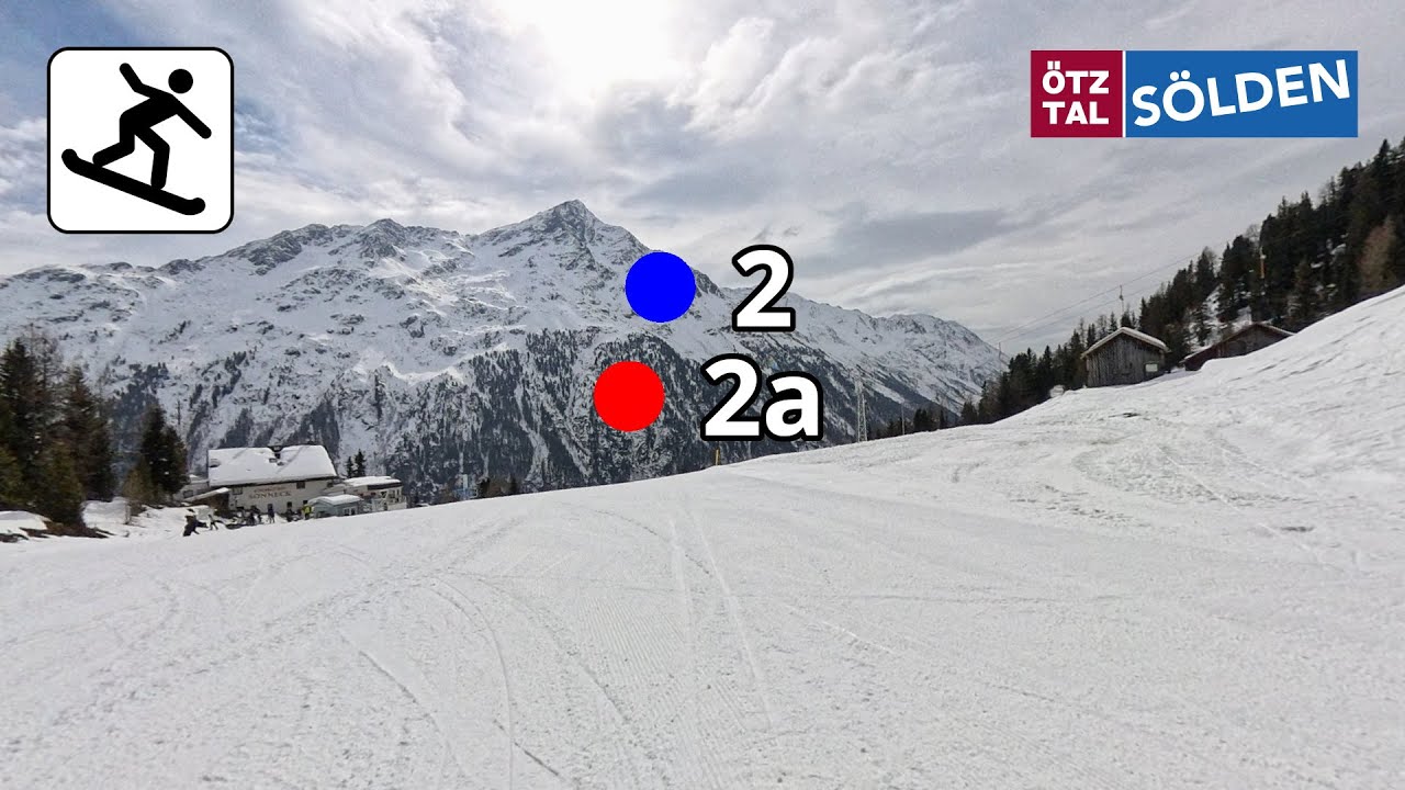 Snowboarding Sölden - Gaislachalm - 2, 2a