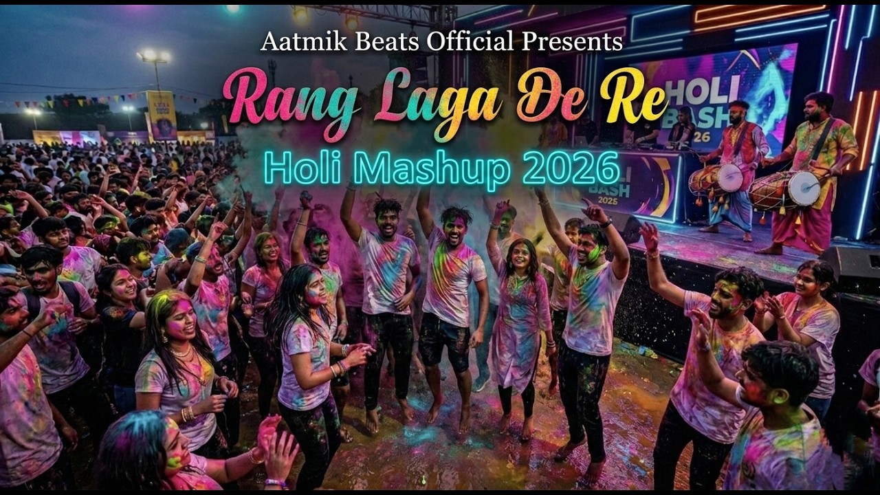 RANG LAGA DE RE (Holi Mashup 2026) 🔥 Best DJ & Bollywood Groove