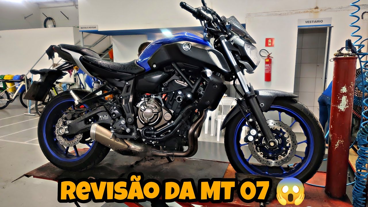Esse é o valor da revisão da MT 07, Direto na Yamaha