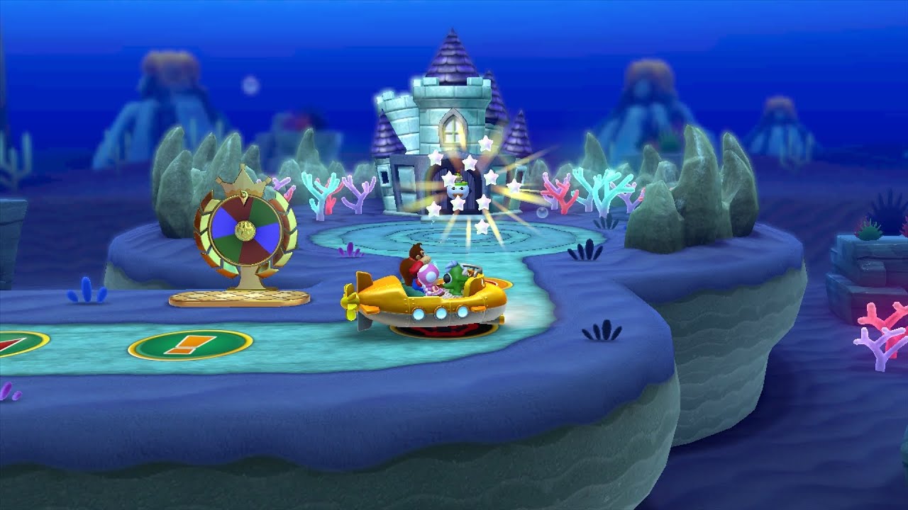 Mario Party 10 Mario Party #681 Spike vs DK vs Mario vs Toadette Whimsical Waters Master Difficulty