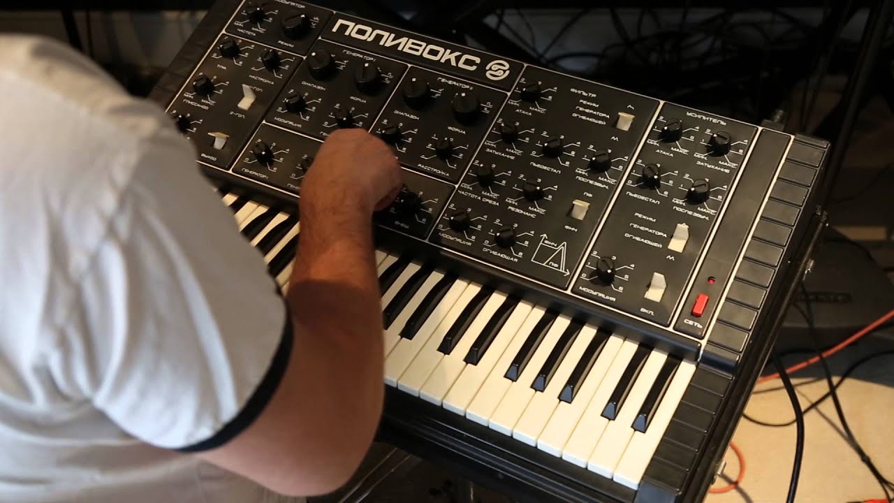 Polivoks - Russian Analog synth from the 80's demo