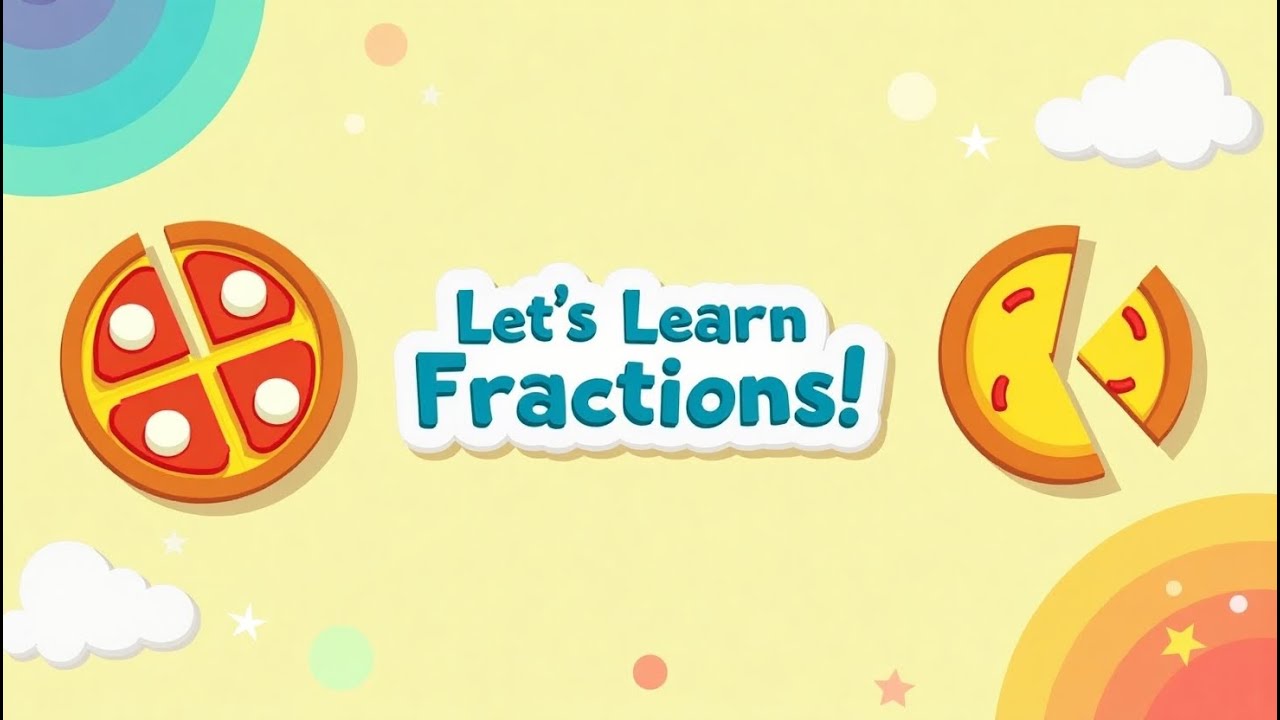 Fractions for Kids | Learn 1/2, 1/3, 1/4 the Fun Way | Amazesphere Kids
