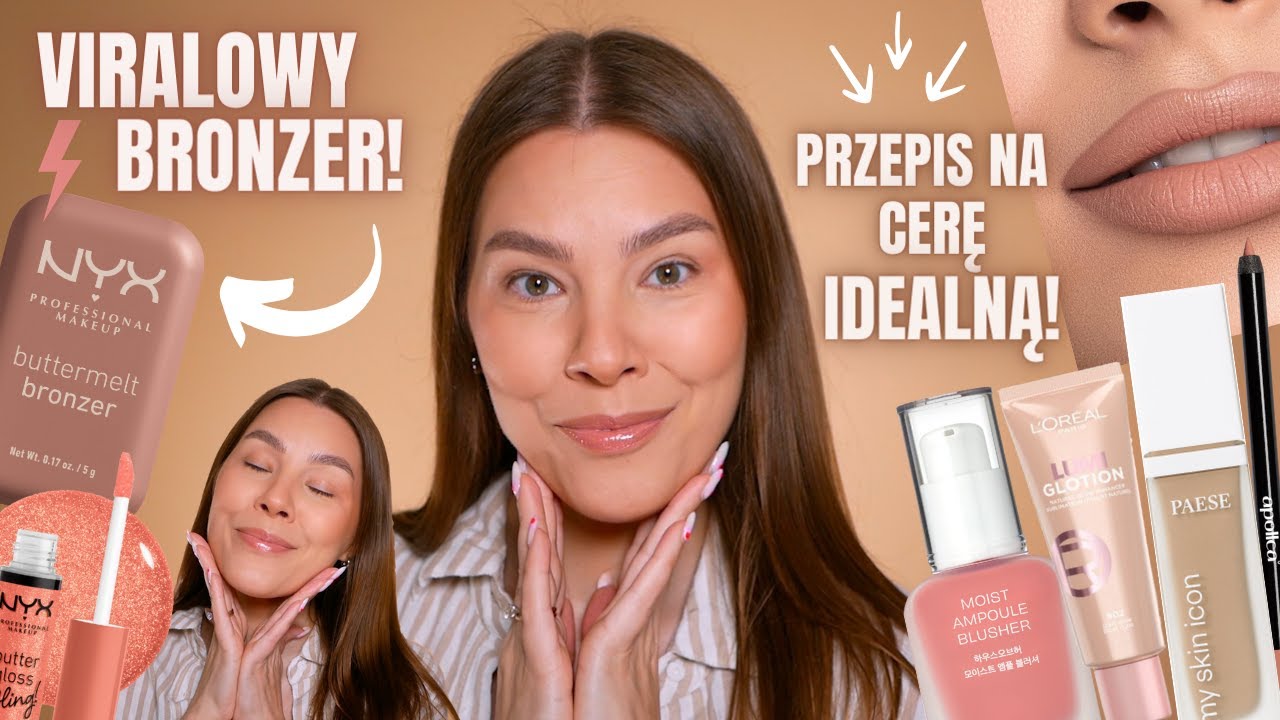VIRALOWY bronzer NYX'a! 🔥 Ten korektor ODMŁODZIŁ mnie o 10 lat! DROGERYJNE HITY! 🧡
