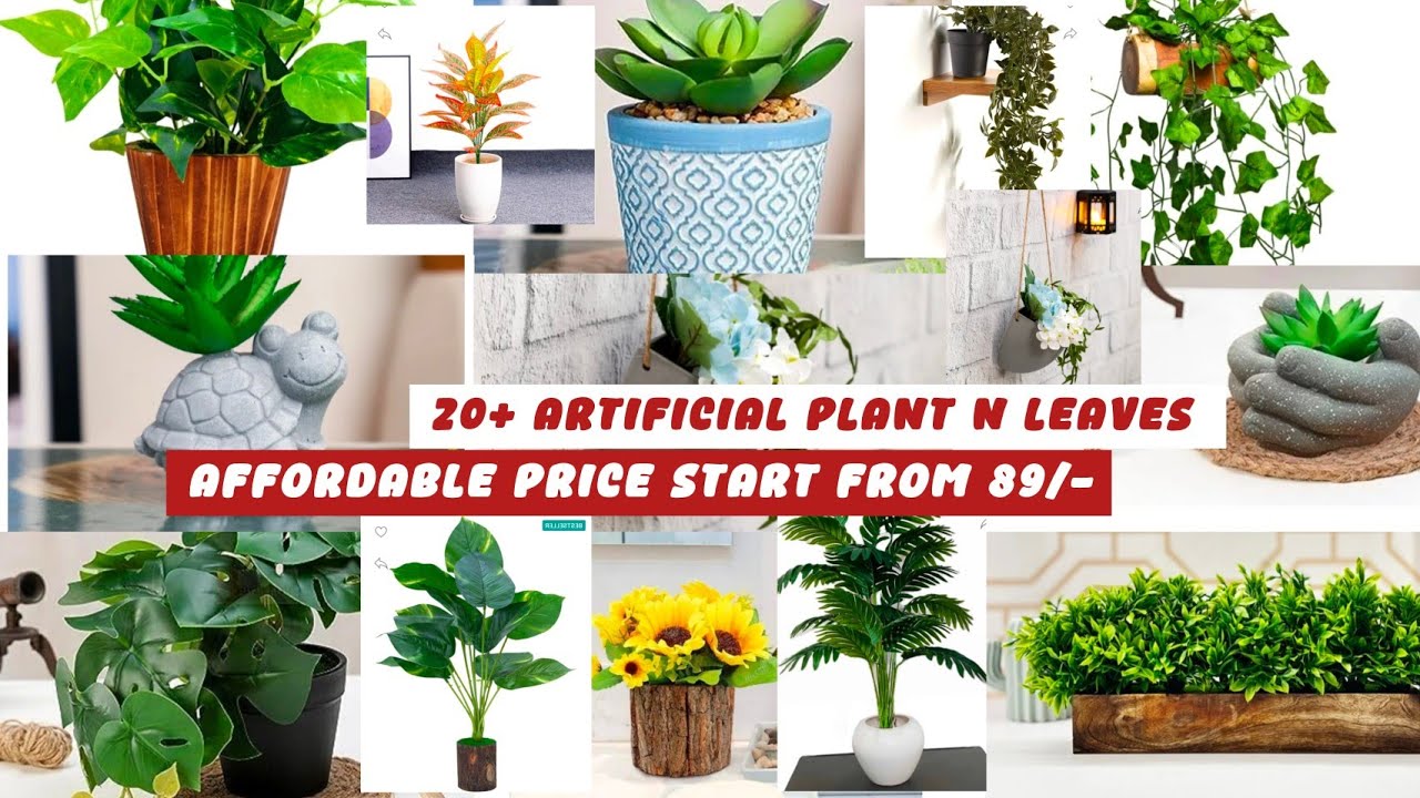 MEEsho Artificial plant HAUL | Fake plants under 200 /- |Best n affordable price MUST watch #meesho
